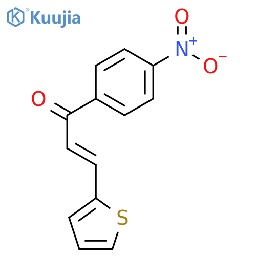 1-(4-Nitrophenyl)-3-(2-thienyl)-prop-2-en-1-one structure