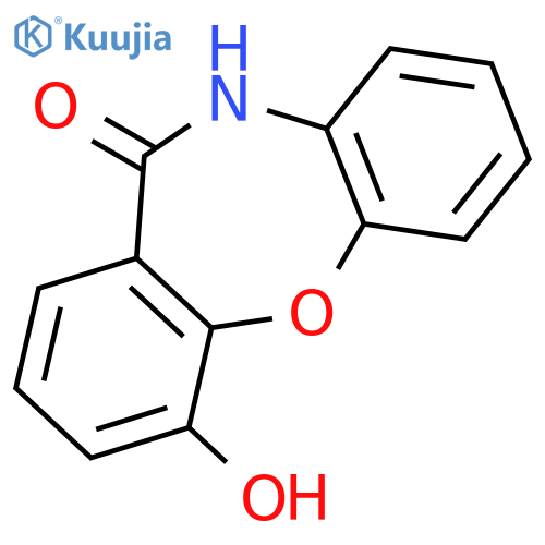 4-Hydroxydibenzb,f1,4oxazepin-11(10H)-one structure