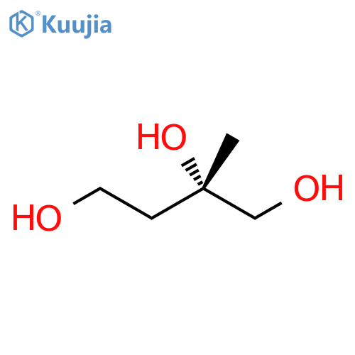 (2S)-2-methylbutane-1,2,4-triol structure