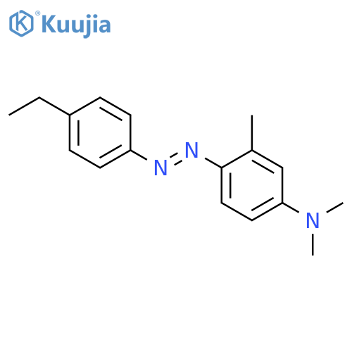 Benzenamine,4-[2-(4-ethylphenyl)diazenyl]-N,N,3-trimethyl- structure