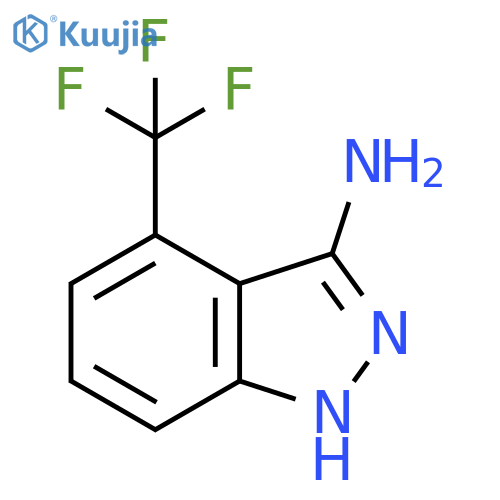 4-(trifluoromethyl)-1H-indazol-3-amine structure