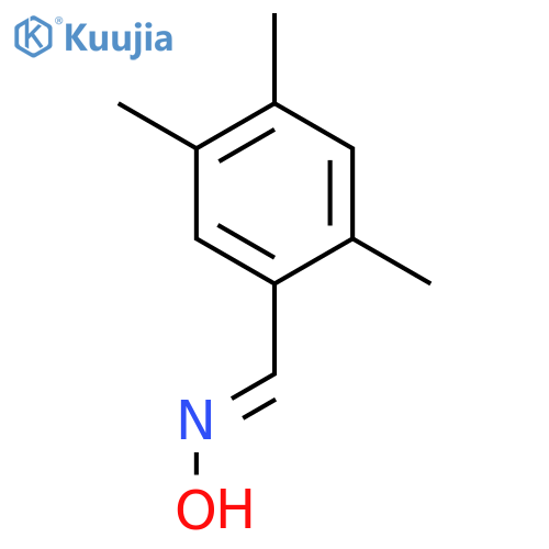 Benzaldehyde, 2,4,5-trimethyl-, oxime structure