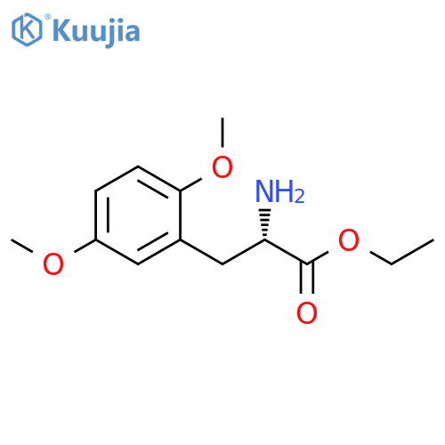 ethyl 2-amino-3-(2,5-dimethoxyphenyl)propanoate structure