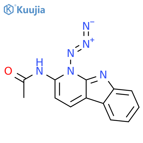ACETAMIDE, N-(AZIDO-1H-PYRIDO[2,3-B]INDOL-2-YL)- structure