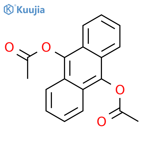 anthracene-9,10-diyl diacetate structure