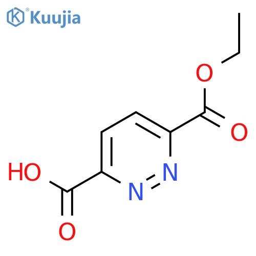 3,6-Pyridazinedicarboxylic acid 3-ethyl ester structure