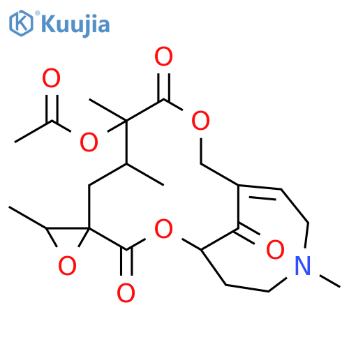 (1R,3'R,4R,6R,7R,11Z)-3',6,7,14-tetramethyl-3,8,17-trioxospiro[2,9-dioxa-14-azabicyclo[9.5.1]heptadec-11-ene-4,2'-oxiran]-7-yl acetate structure