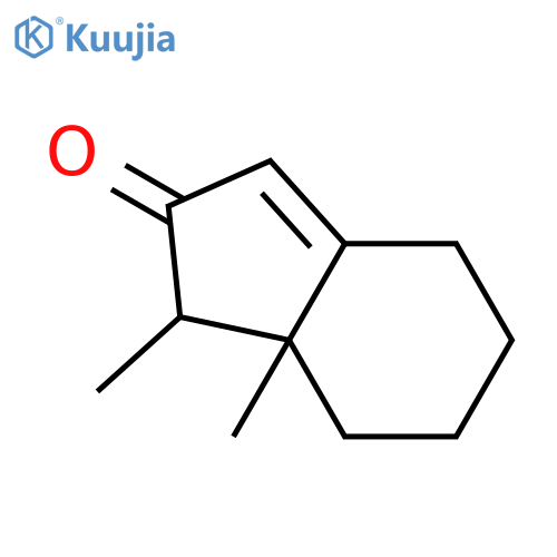 2H-Inden-2-one, 1,4,5,6,7,7a-hexahydro-1,7a-dimethyl-, trans- structure