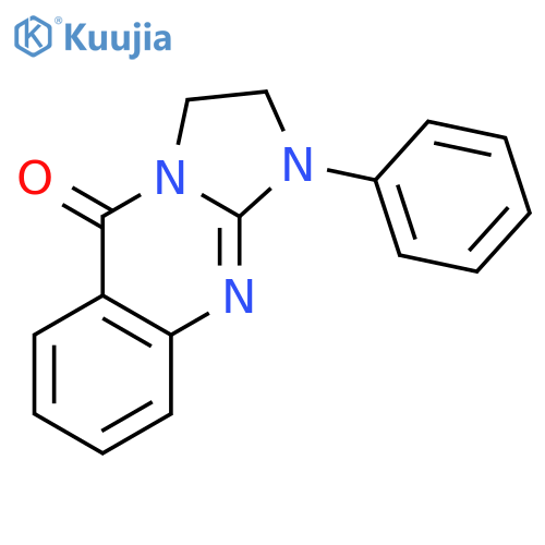 Imidazo[2,1-b]quinazolin-5(1H)-one, 2,3-dihydro-1-phenyl- structure