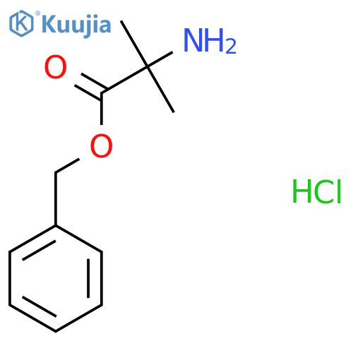 alpha-Aminoisobutyric acid benzyl ester hydrochloride structure