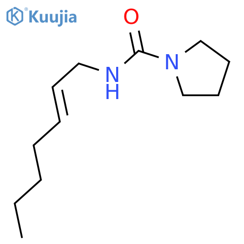 N-hept-2-enylpyrrolidine-1-carboxamide structure