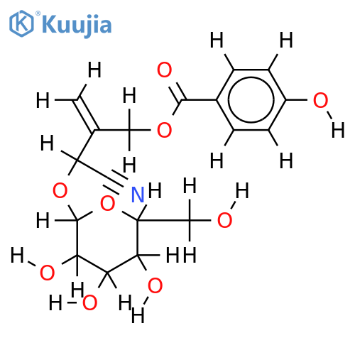 cardiospermin-5-(4-hydroxy) benzoate structure
