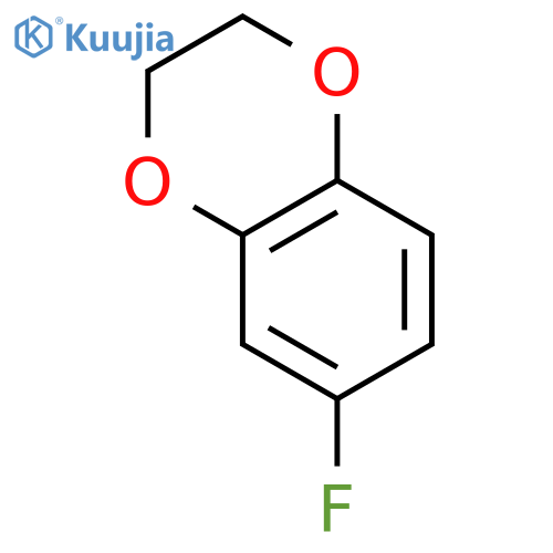 6-fluoro-2,3-dihydro-1,4-benzodioxine structure