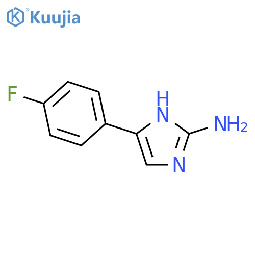 4-(4-fluorophenyl)-1H-imidazol-2-amine structure