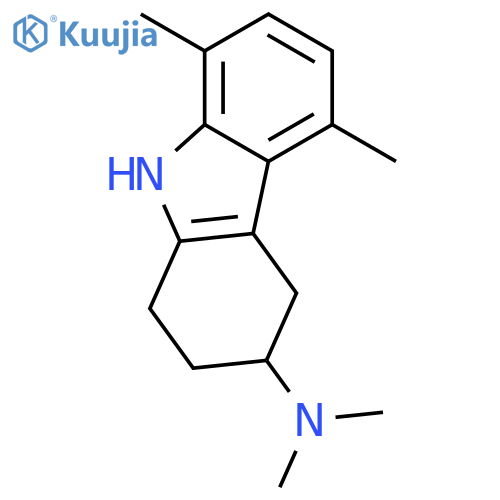 1H-Carbazol-3-amine, 2,3,4,9-tetrahydro-N,N,5,8-tetramethyl- structure