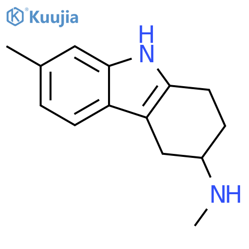 1H-Carbazol-3-amine, 2,3,4,9-tetrahydro-N,7-dimethyl- structure
