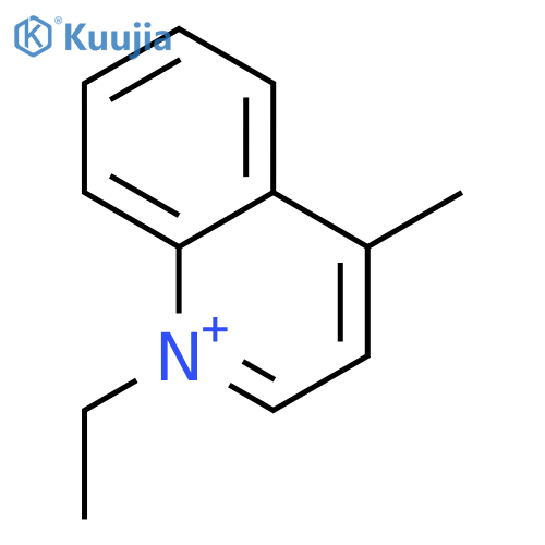 1-Ethyl-4-methylquinoliniumiodide structure