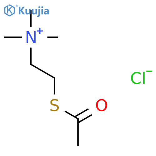 Acetylthiocholine chloride structure