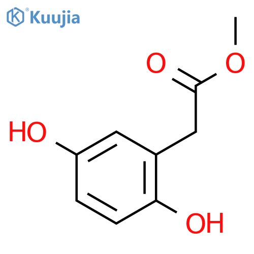 (2,5-dihydroxy-phenyl)-acetic acid methyl ester structure