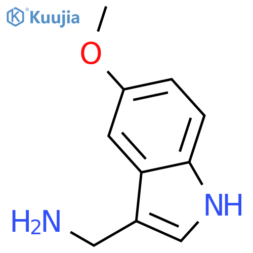 (5-Methoxy-1H-indol-3-yl)methanamine structure