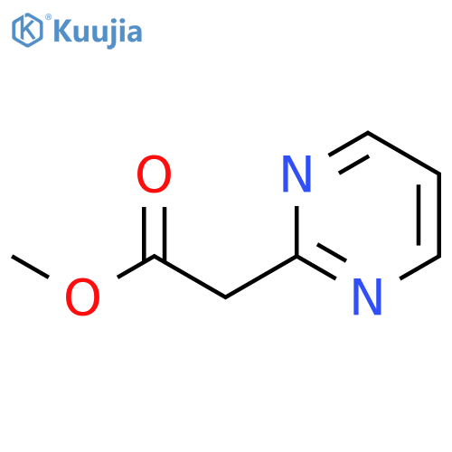 Methyl 2-(2-pyrimidyl)acetate structure