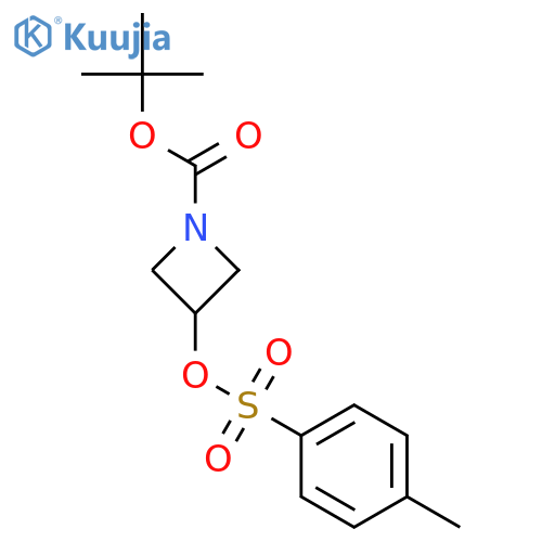 tert-Butyl 3-(tosyloxy)azetidine-1-carboxylate structure