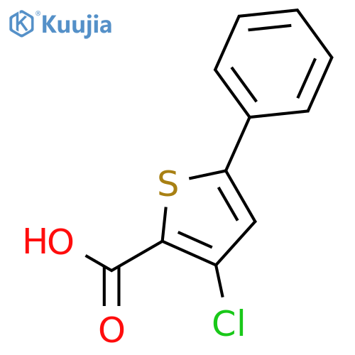 2-Thiophenecarboxylic acid, 3-chloro-5-phenyl- structure