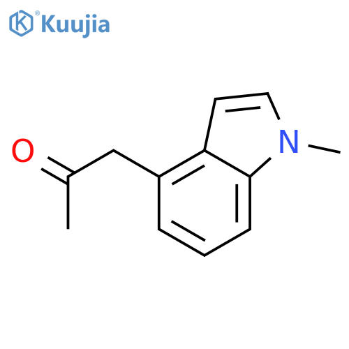 1-(1-methyl-1H-indol-4-yl)propan-2-one structure