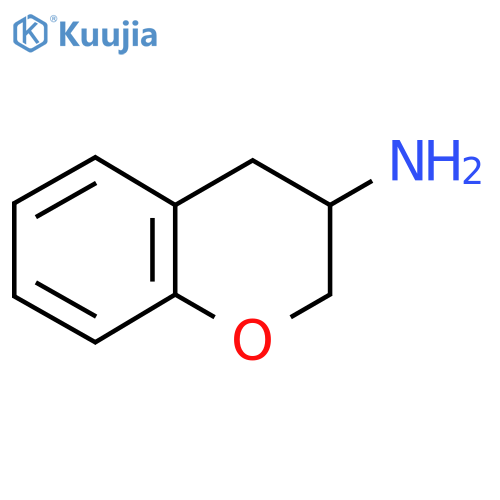 3,4-dihydro-2H-1-benzopyran-3-amine structure