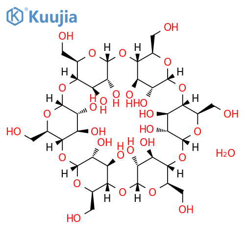 alpha-Cyclodextrin hydrate structure