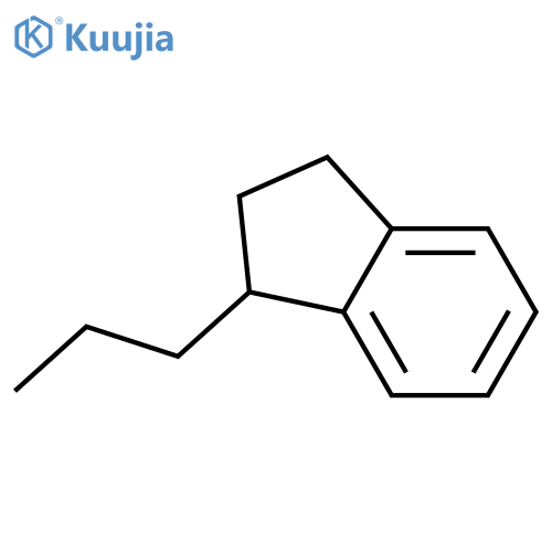 1H-Indene, 2,3-dihydro-1-propyl- structure