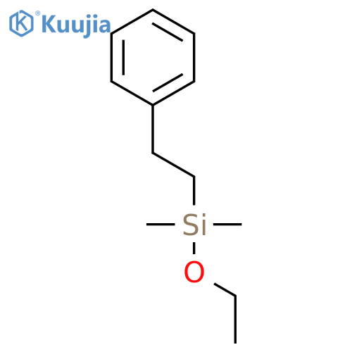 Silane, ethoxydimethyl(2-phenylethyl)- structure