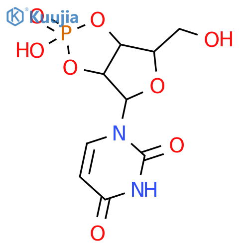 1-[(3ar,4s,6r,6ar)-2-hydroxy-6-(hydroxymethyl)-2-oxo-3a,4,6,6a-tetrahydrofuro[3,4-d][1,3,2]dioxaphosphol-4-yl]pyrimidine-2,4-dione structure