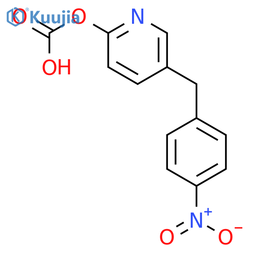 5-(4-Nitrobenzyl)pyridin-2-yl hydrogen carbonate structure