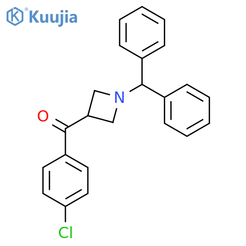 Methanone, (4-chlorophenyl)[1-(diphenylmethyl)-3-azetidinyl]- structure