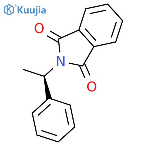 1H-Isoindole-1,3(2H)-dione, 2-[(1R)-1-phenylethyl]- structure