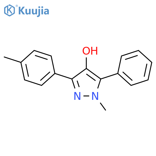 1H-Pyrazol-4-ol, 1-methyl-3-(4-methylphenyl)-5-phenyl- structure