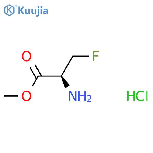 D-Alanine,3-fluoro-, methyl ester, hydrochloride (9CI) structure