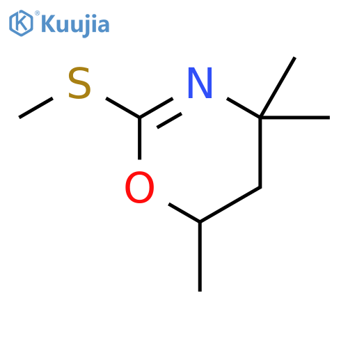 4H-1,3-Oxazine, 5,6-dihydro-4,4,6-trimethyl-2-(methylthio)- structure