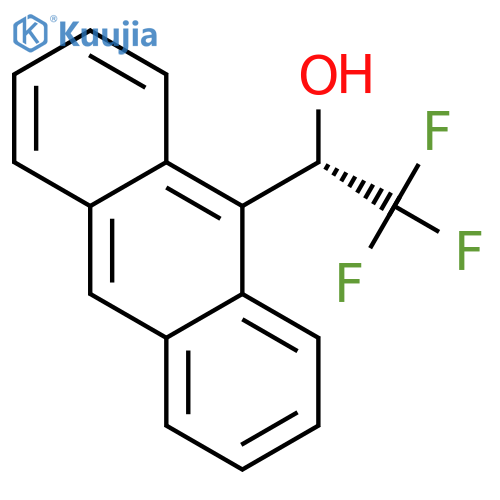 (S)-(+)-2 2 2-Trifluoro-1-(9-anthryl)ethanol structure