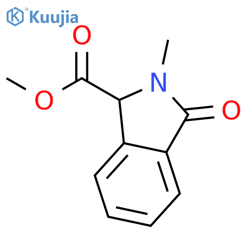 Methyl 2-methyl-3-oxoisoindoline-1-carboxylate structure
