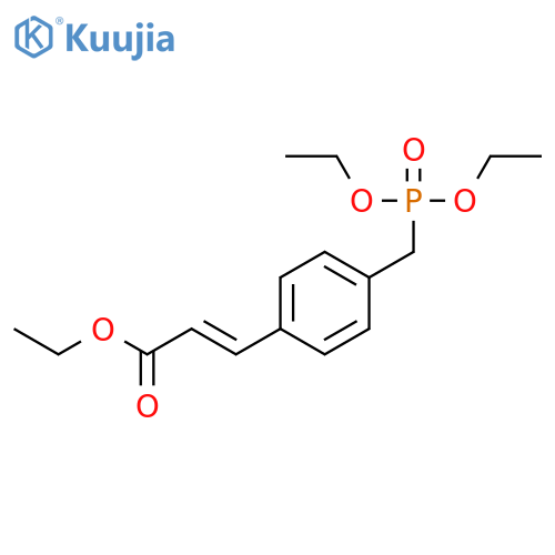 2-PROPENOIC ACID, 3-[4-[(DIETHOXYPHOSPHINYL)METHYL]PHENYL]-, ETHYL ESTER structure