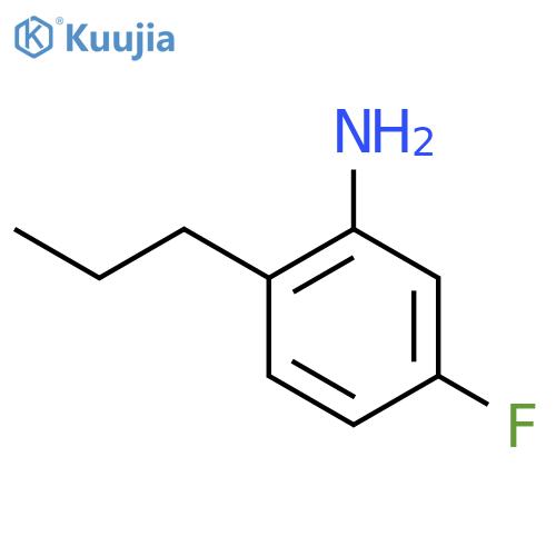 5-Fluoro-2-propylaniline structure