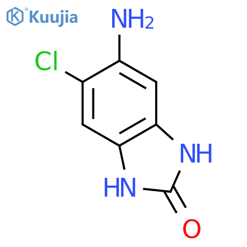 5-AMINO-6-CHLORO-1,3-DIHYDRO-2H-BENZIMIDAZOL-2-ONE structure
