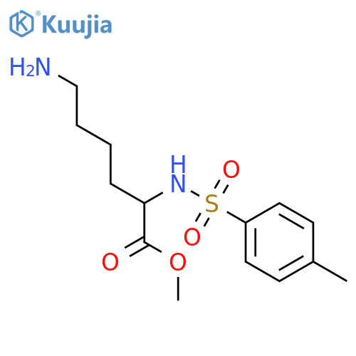 L-Lysine,N2-[(4-methylphenyl)sulfonyl]-, methyl ester structure