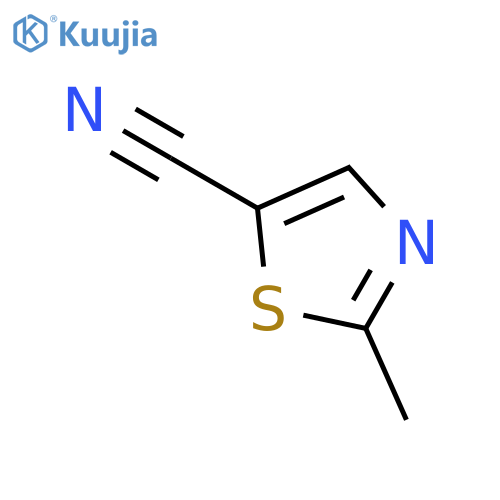 2-Methylthiazole-5-carbonitrile structure