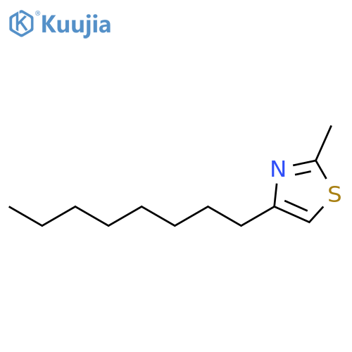 THIAZOLE, 2-METHYL-4-OCTYL- structure