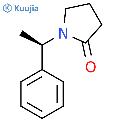 1-[(1R)-1-phenylethyl]pyrrolidin-2-one structure