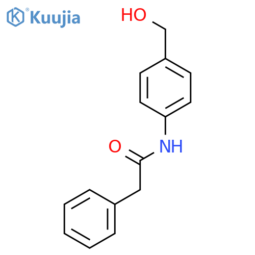 N-4-(hydroxymethyl)phenyl-2-phenylacetamide structure