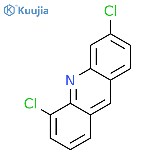 Acridine, 3,5-dichloro- structure